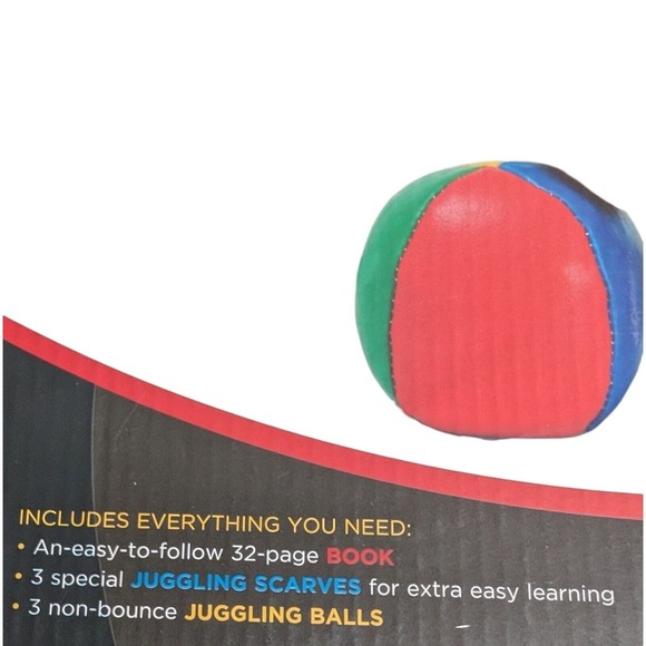 Juggling Book and Kit Learn to Juggle with Scarves and balls - Picture 3 of 5